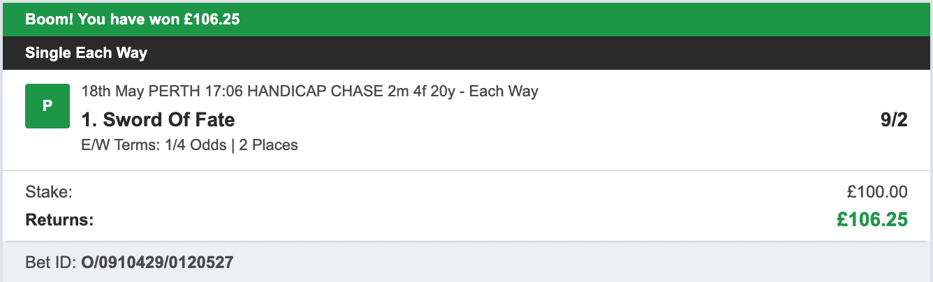 Bookie Profit Matrix - Winner 1 - 2023-05-18