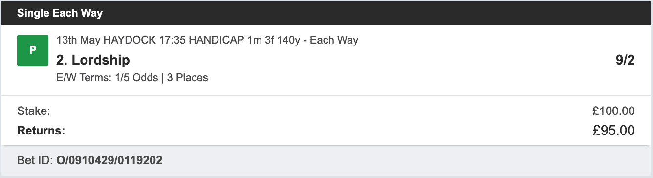 Bookie Profit Matrix - Winner 2 - 2023-05-13